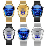 BINBOND Locomotive Concept Watch Men Live Black Technology Watch